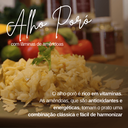 Risoto Alho Poró e Lâminas de Amêndoas - Imagem 3