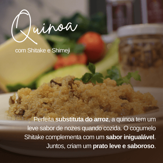 Risoto Quinoa com Shitake e Shimeji - Imagem 3